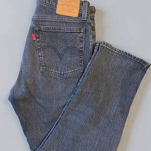 Levi's Woman’s Dark Gray Straight Jeans